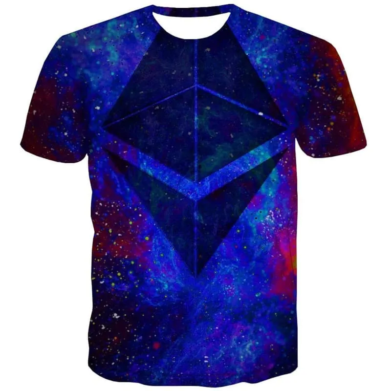 Abstract T shirt Men Psychedelic Shirt Print Harajuku T-shirts 3d Retro Funny T shirts