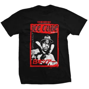 Ice Cube Unisex T-Shirt - Kanji Peace Sign (Back Print)