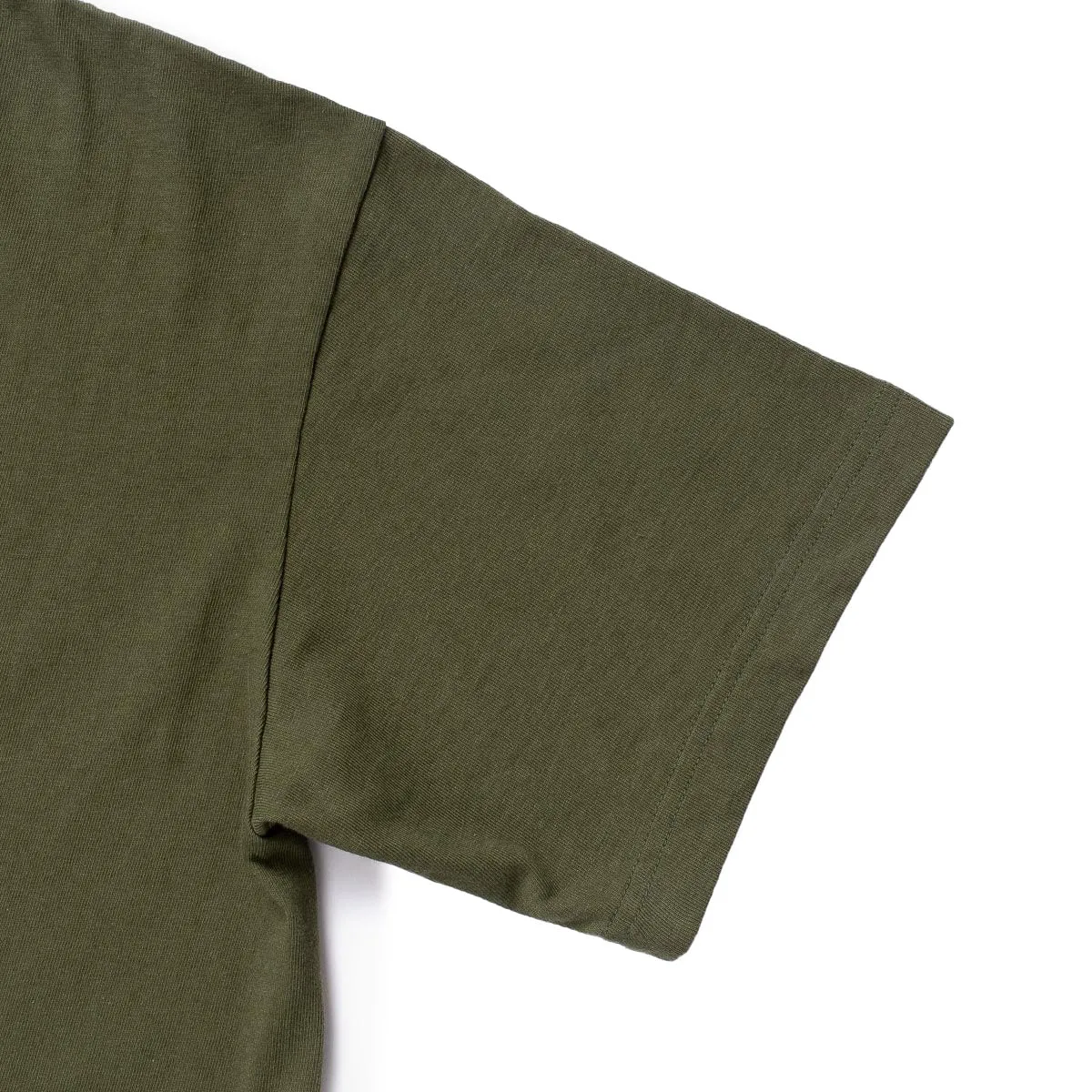 IHT-1610L-OLV - 6.5oz Loopwheel Crew Neck T-Shirt With Longer Body - Olive