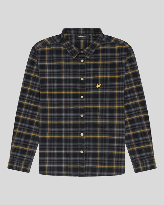 Kids Brushed Flannel Tartan Shirt