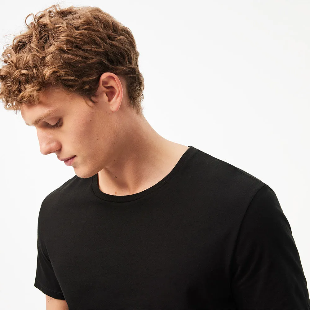 Lacoste 3 Pack Crew T-Shirt Black