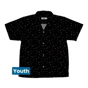 Math Symbols Black Youth Hawaiian Shirt