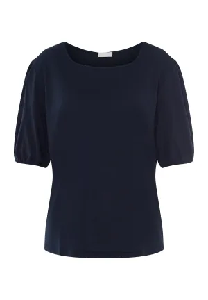 Natural Shirt Organic Cotton Square Neck Top | Deep Navy 78807-1610