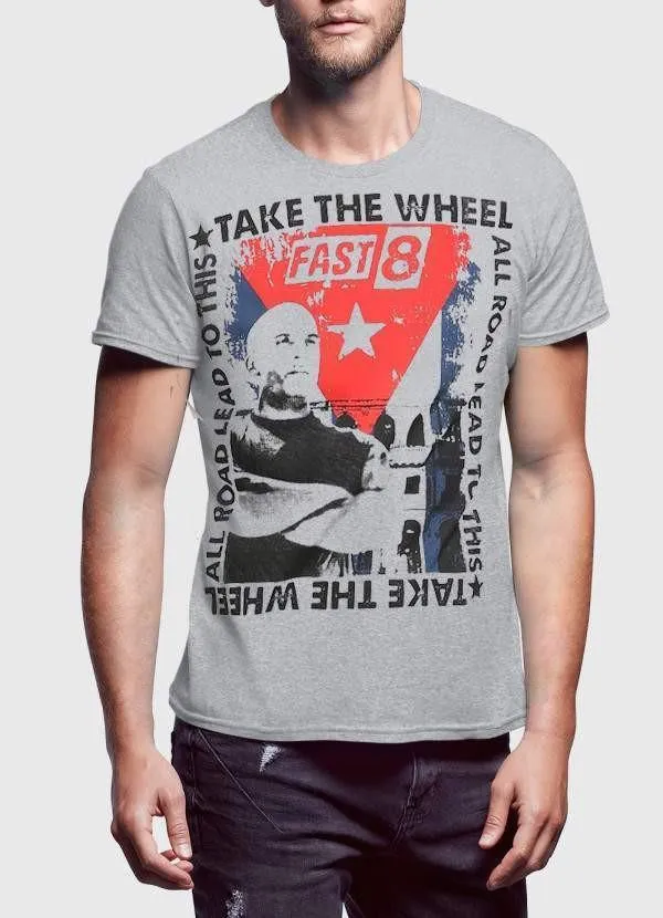 TAKE THE WHEEL Halff Sleeves Tshirt