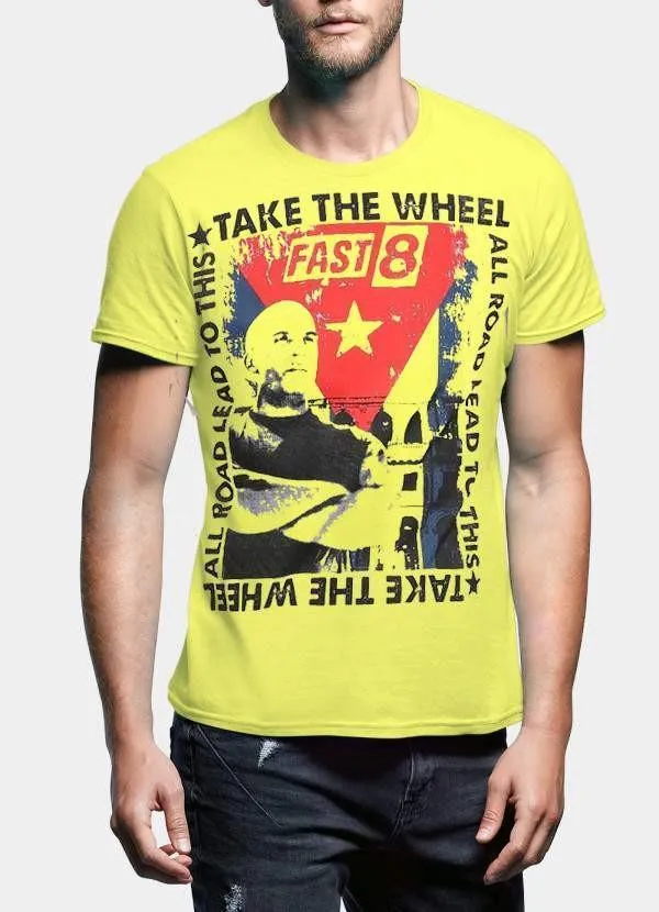 TAKE THE WHEEL Halff Sleeves Tshirt