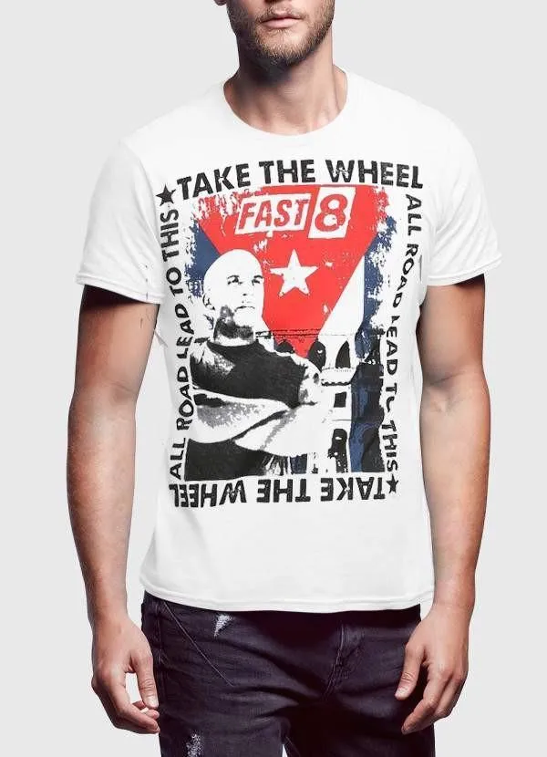 TAKE THE WHEEL Halff Sleeves Tshirt