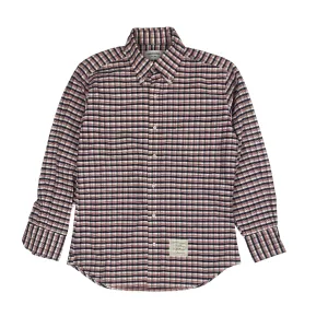 THOM BROWNE CHECK SHIRT  (S)