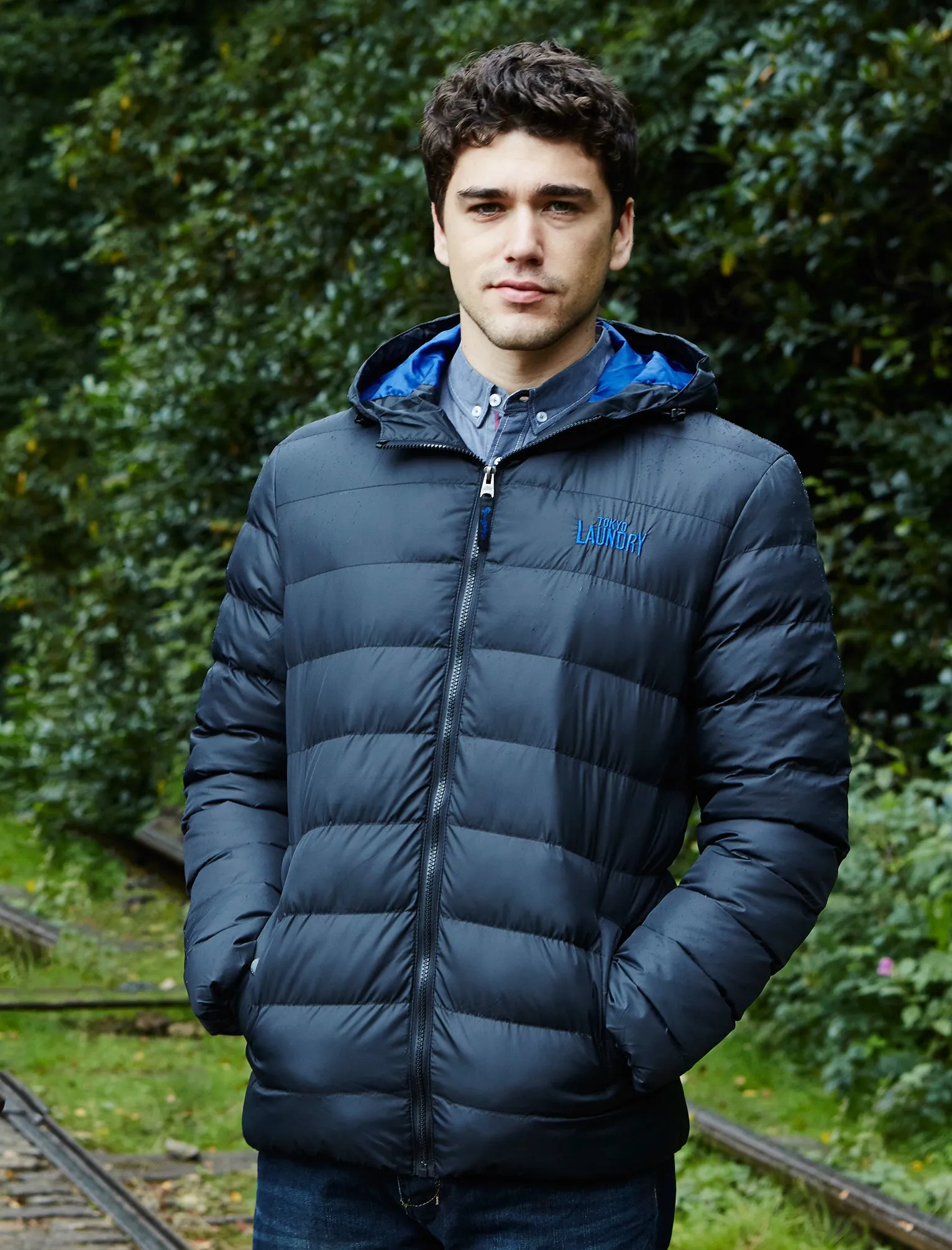 Tokyo Laundry Radnor black padded jacket