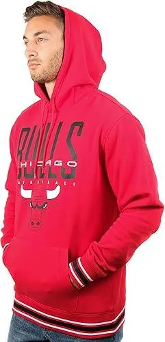 Ultra Game NBA Official Men’s Soft Fleece Hoodie Pullover Sweatshirt - Unisex, Chicago Bulls|Chicago Bulls