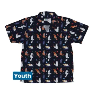 Video Game Cats Dark Youth Hawaiian Shirt